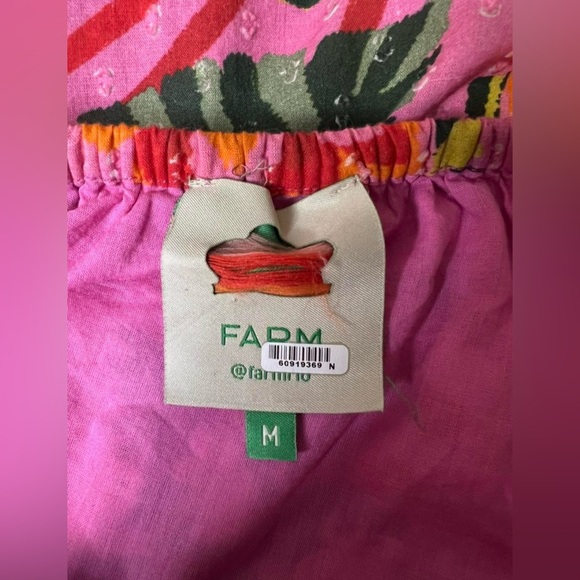 Farm Rio Leopard Forest Cotton Midi-Dress - Picture 4 of 8